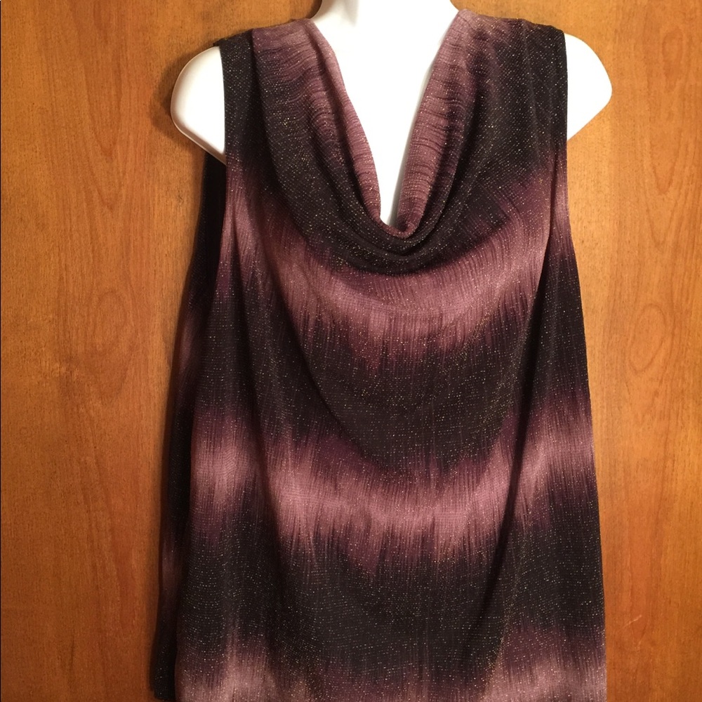 Ombré purple spark tank